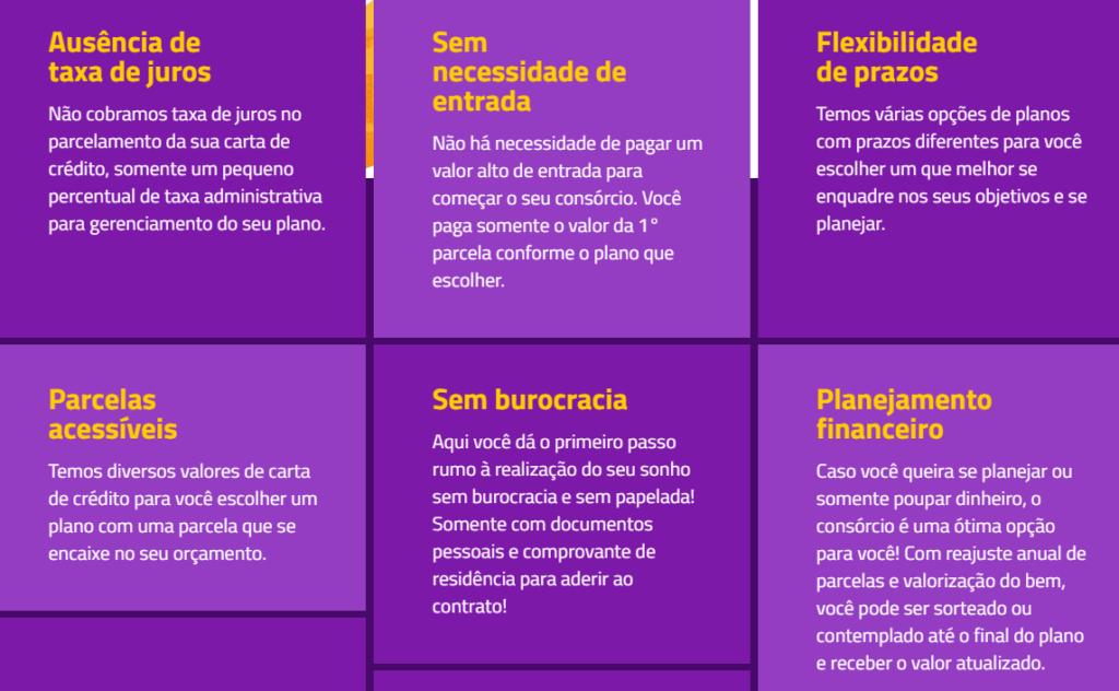 Facilidades e benefícios consórcio zema máquinas agrícolas