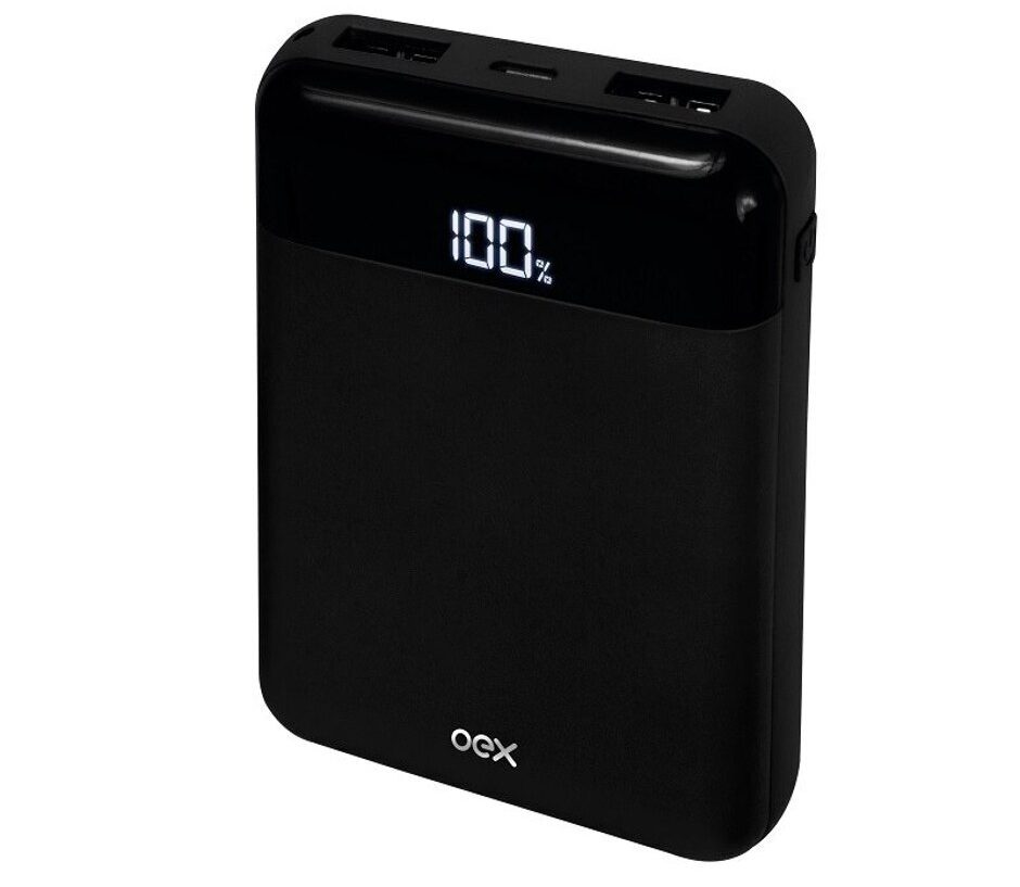 Carregador Portátil Oex Pb305 Power Bank 10.000Mah Mini Lush - Lojas Zema