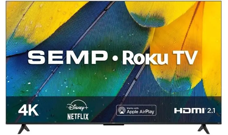 Smart TV LED 50" Semp 4K HDR Roku 50RK8600