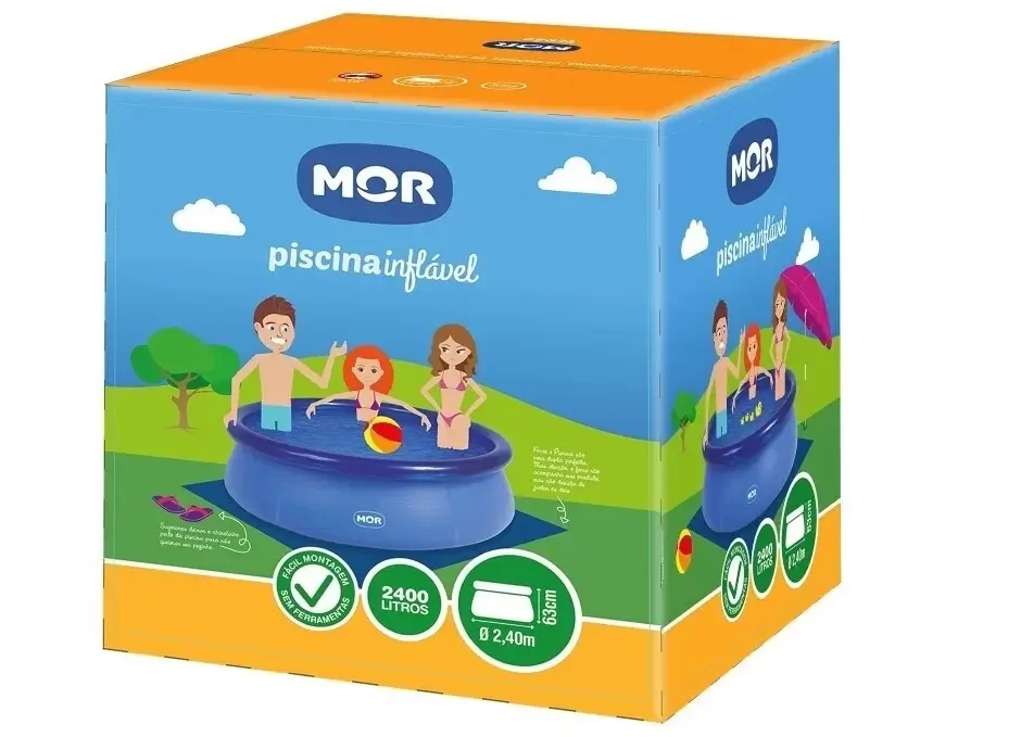 Piscina Inflável Mor Splash Fun 2.400L
