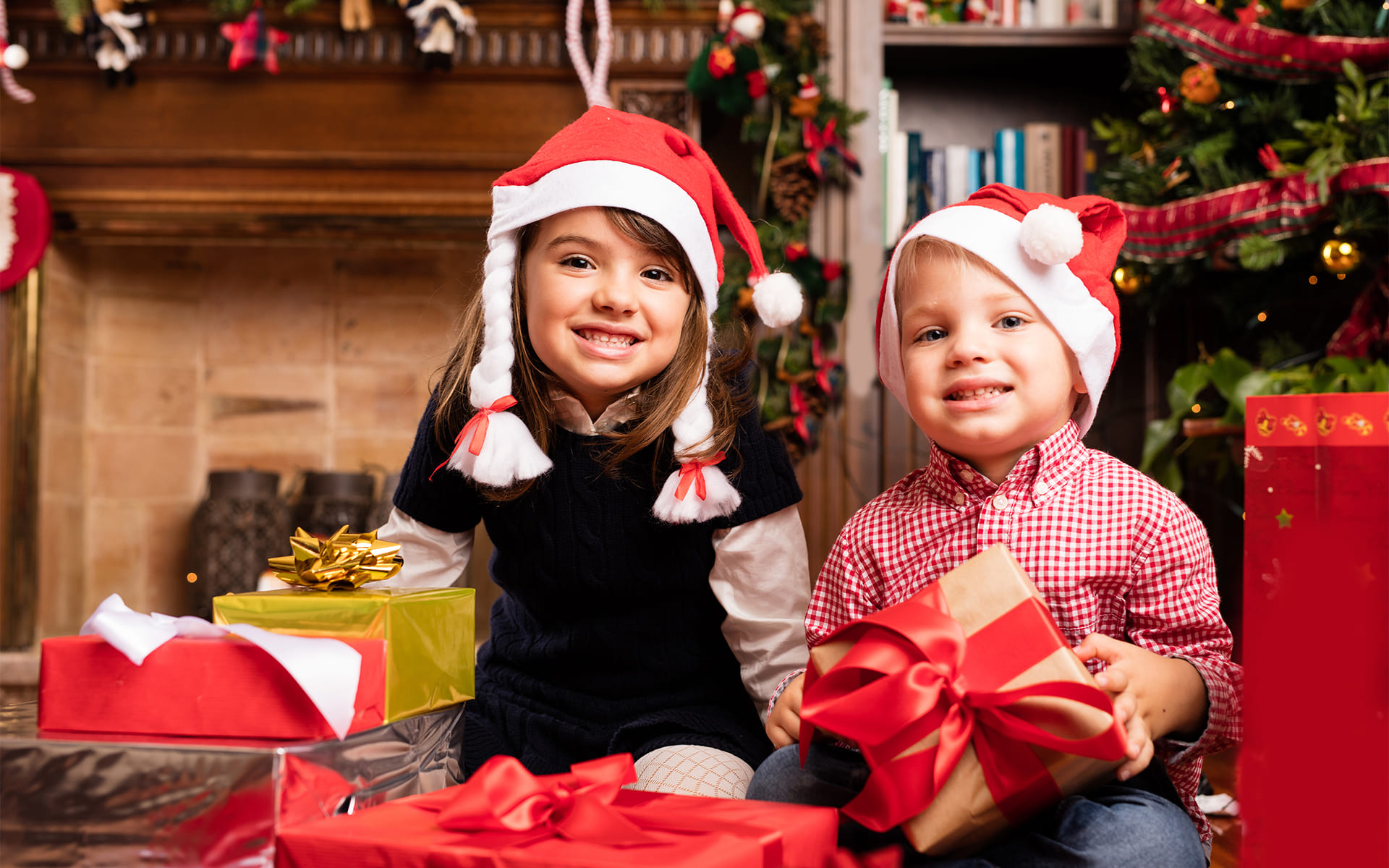 Presente de Natal de criança